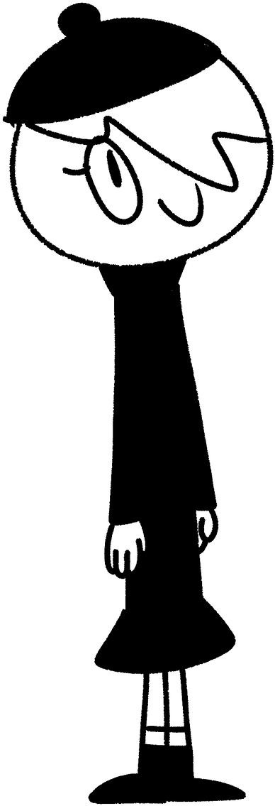 Street Lamp Girl By Strongbadian404d - Cartoon (400x1158)