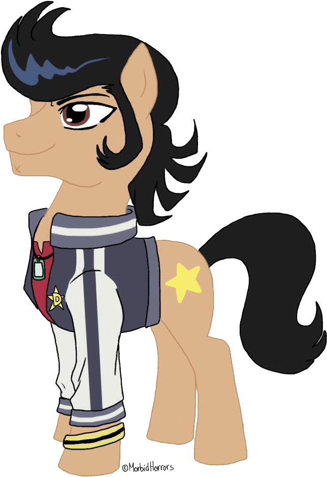 Morbidhorrors, Ponified, Safe, Simple Background, Solo, - Cartoon (768x1024)