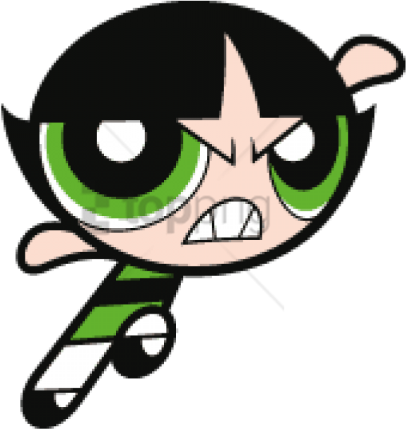 Free Png Download Angry Buttercup Clipart Png Photo - Powerpuff Girls Buttercup Angry (850x646)