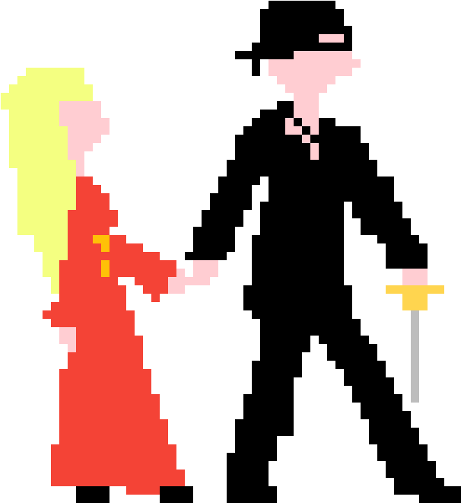 Buttercup & Westley W/ Sword - Cible (1200x1200)