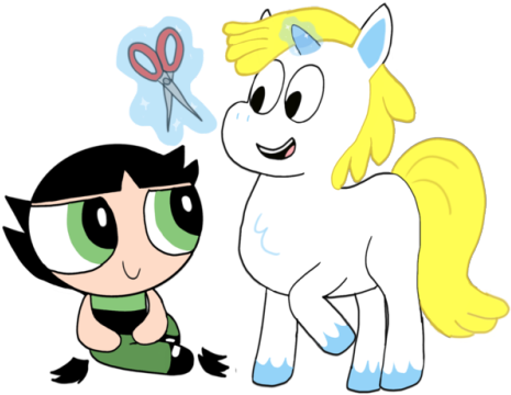 As A Trans Kid Growing Up Buttercup Was Always My Favorite - Cartoon (500x375)