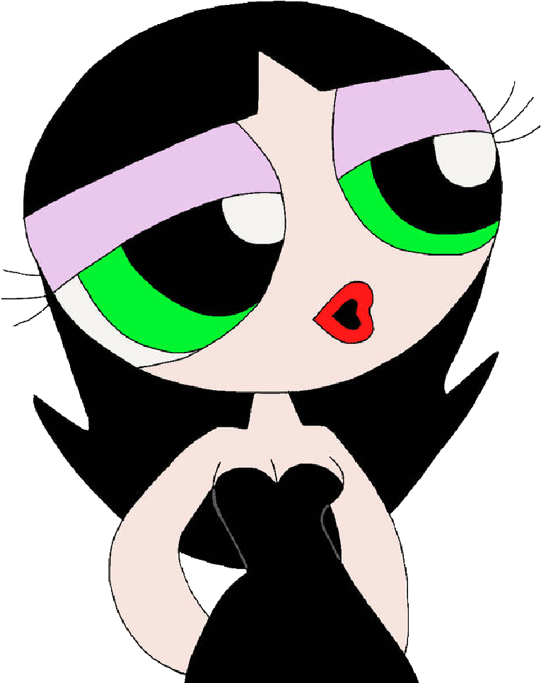 Buttercup In A Black Dress By Crawfordjenny - Cartoon (803x995)