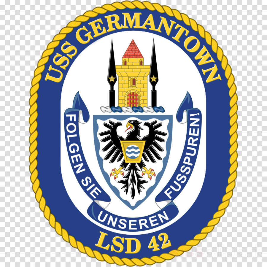 Uss Germantown Logo Clipart United States Naval Academy - Uss New Orleans Lpd 18 Crest (900x900)