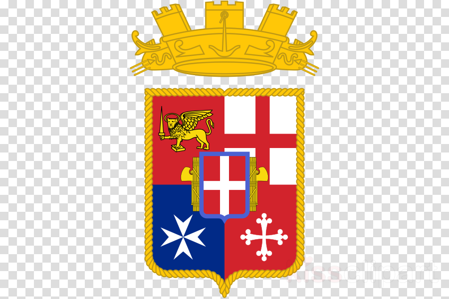 Marina Militare Logo Clipart Italy Italian Navy Regia - Escudo Bandera De Italia (900x600)