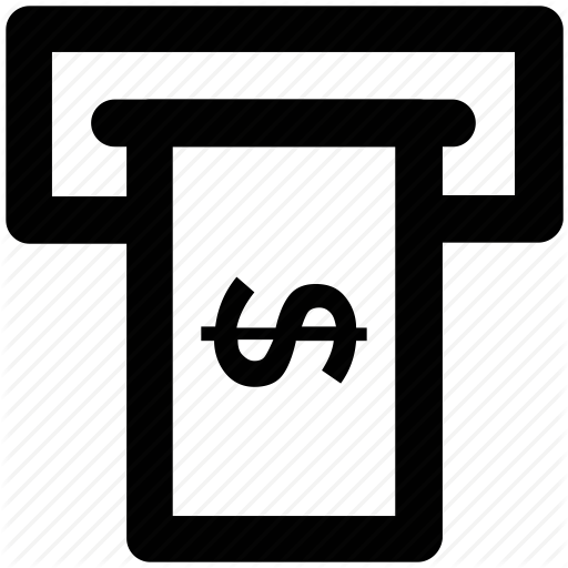 Coupon Clipart Blank Receipt - Cash Machine Symbol (512x512)