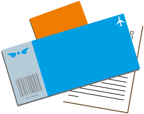 Air Boarding Passport Mockup Transparent Png Svg - Air Ticket Transparent (512x512)
