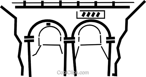 Tunnels Royalty Free Vector Clip Art Illustration - Tunnels Royalty Free Vector Clip Art Illustration (480x253)