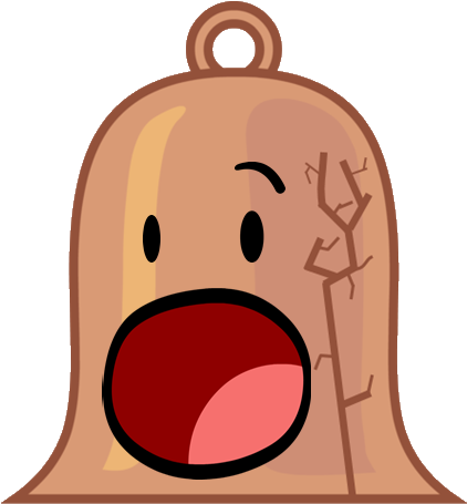 Bell Clipart Cracked - Bell Bfdi Png (435x466)