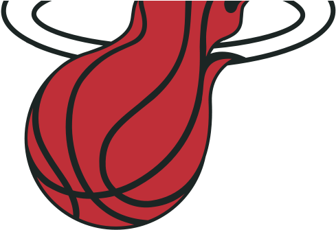 Lets Go Heat The Florida Villager - Miami Heat's First Logo (500x336)