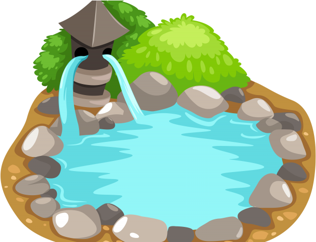 Underwater Clipart Pond - Fish Pond Clipart (640x480)