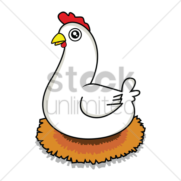 Birds Nest Clipart Hen Nest - Birds Nest Clipart Hen Nest (600x600)