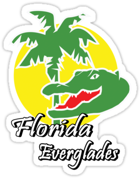 Day Artist Gallery - Everglades Stickers (375x360)