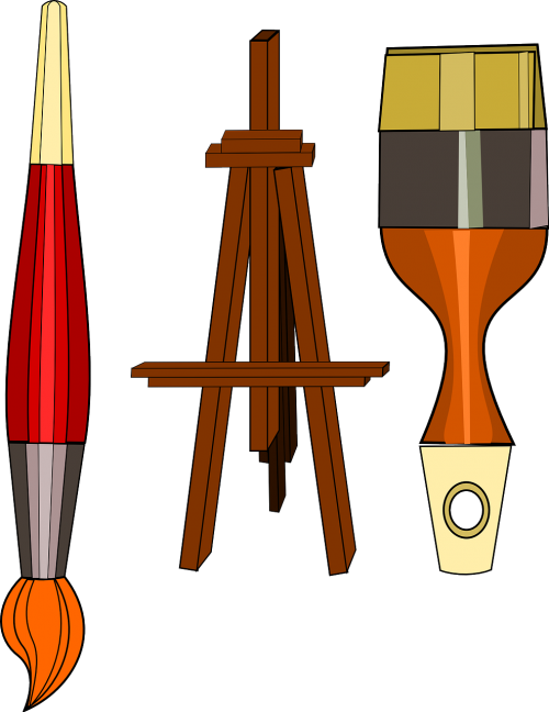 Of - Paint Brush Png Pixabay (500x648)