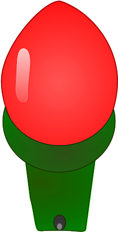 Christmas Light Strand Clip Art Further Transparent - Cartoon (452x640)