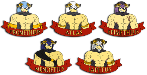 Babel-bookworm 73 6 The Titans By Megasonic20 - Cartoon (486x250)