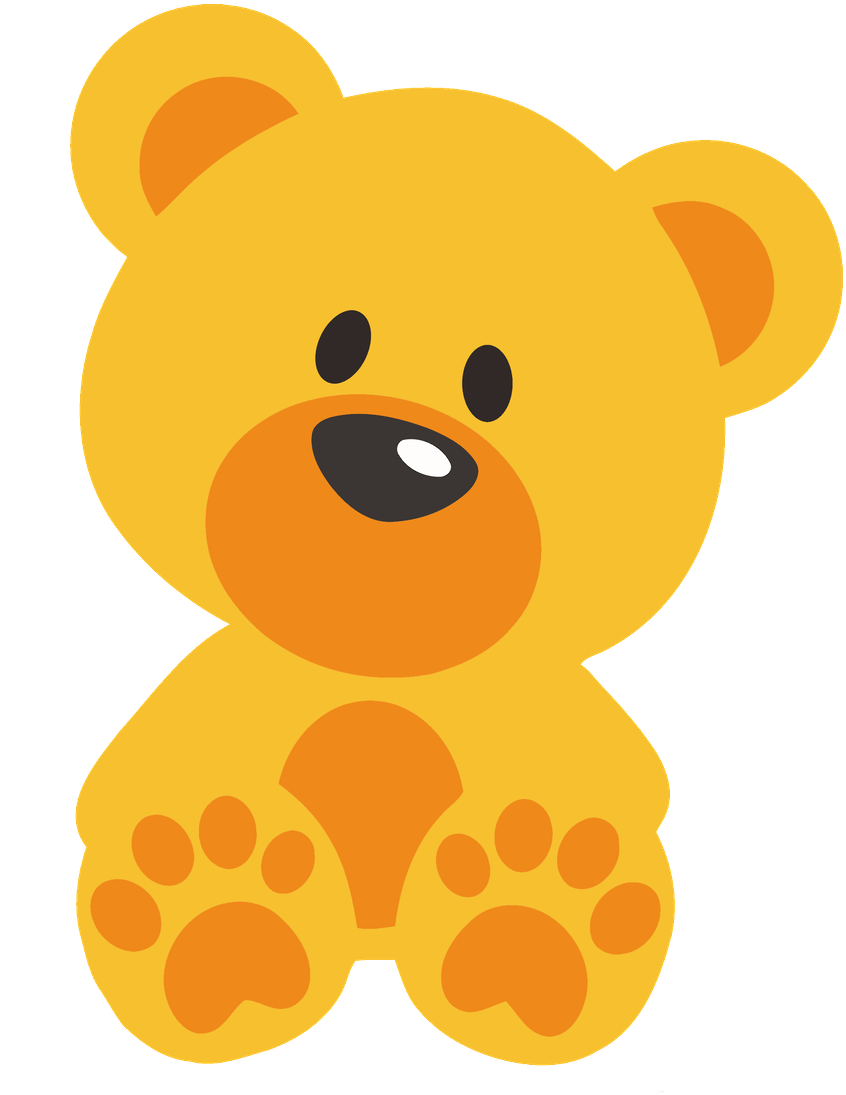 Teddy Bear - Yellow Teddy Bears Clipart (900x1123)
