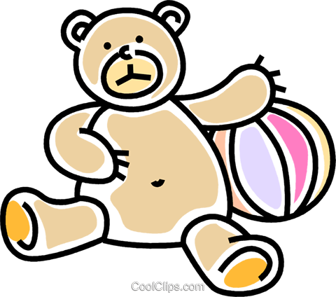 Teddy Bear Royalty Free Vector Clip Art Illustration - Teddy Bear Royalty Free Vector Clip Art Illustration (480x424)