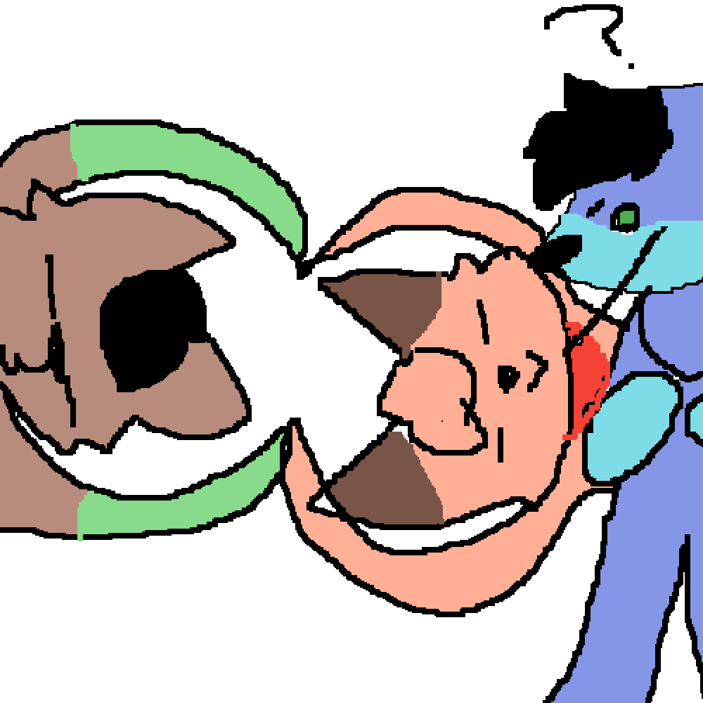 Horrible Fluffy Paws Fanart - Figuras Con Eje De Simetria (1000x1000)