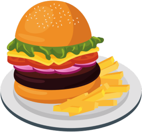 Burger Clipart Logo Design Png - Amburger (640x480)