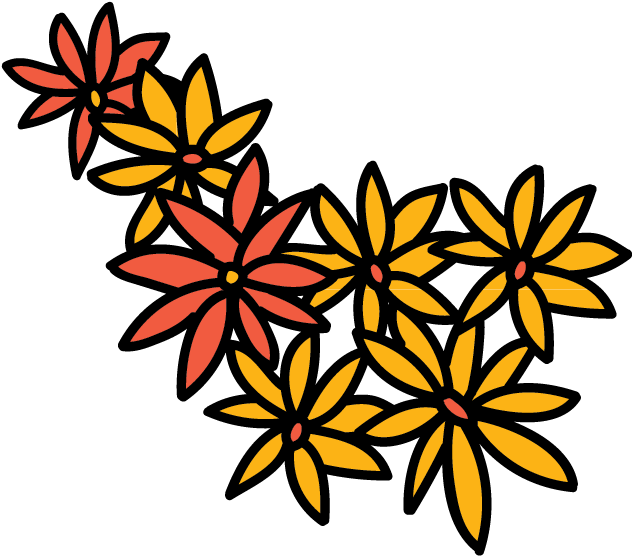 Dead Flower Clip Art Day Of The Dead Flowers Png Png - Day Of Dead Png Flowers (632x556)
