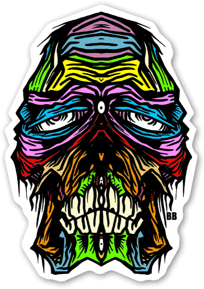 Skull Face Png - Skull Face Png (440x600)
