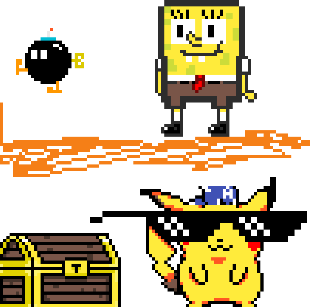 Thug Life Spongebob - Spongebob Squarepants (1200x1200)