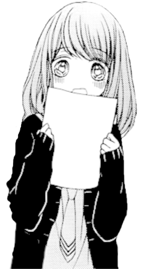 Clipart Transparent Stock Anime Render By Xdarkivyx - Anime Girl Manga Cute (894x894)