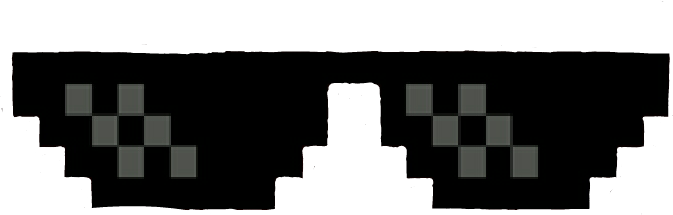 673 X 215 7 - Thug Life Glasses With No Background (673x215)