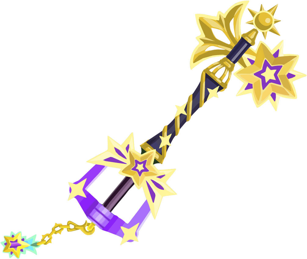 Kingdom Hearts Clipart Transparent - Kingdom Hearts Union X Starlight Keyblade (1083x953)
