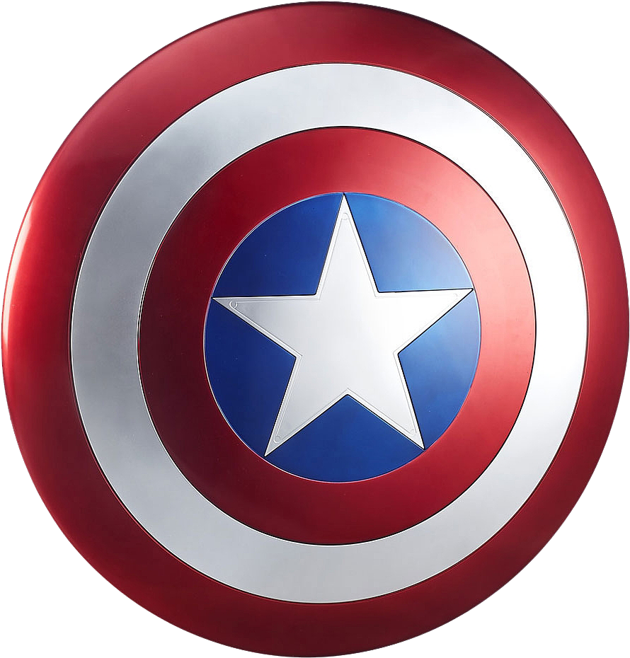 Captain America Clipart Giant - Marvel Captain America Shield (1000x1000)