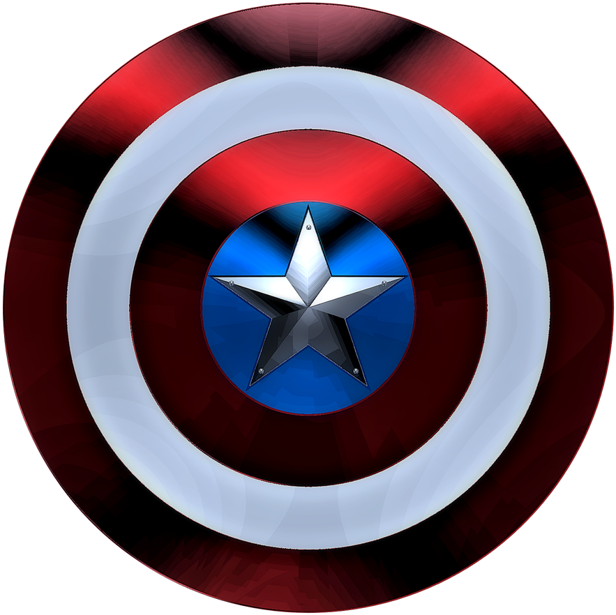 Captain America 3d Shield 00 By Kingtracy - Captain America (894x894)