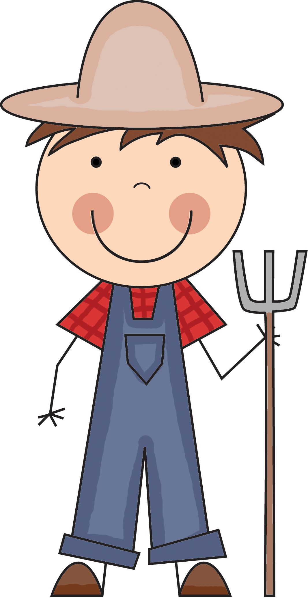 Farmer Clipart Png - Transparent Background Farmer Clipart (1067x2071)