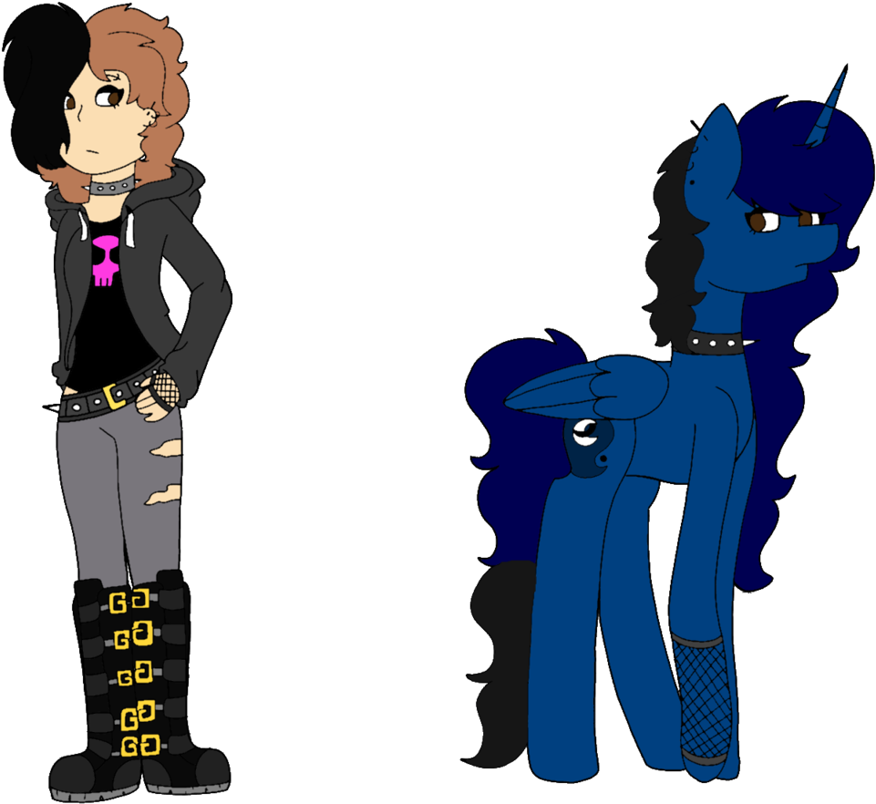 Piercing Clipart Coloured Hair - Cartoon (1280x960)