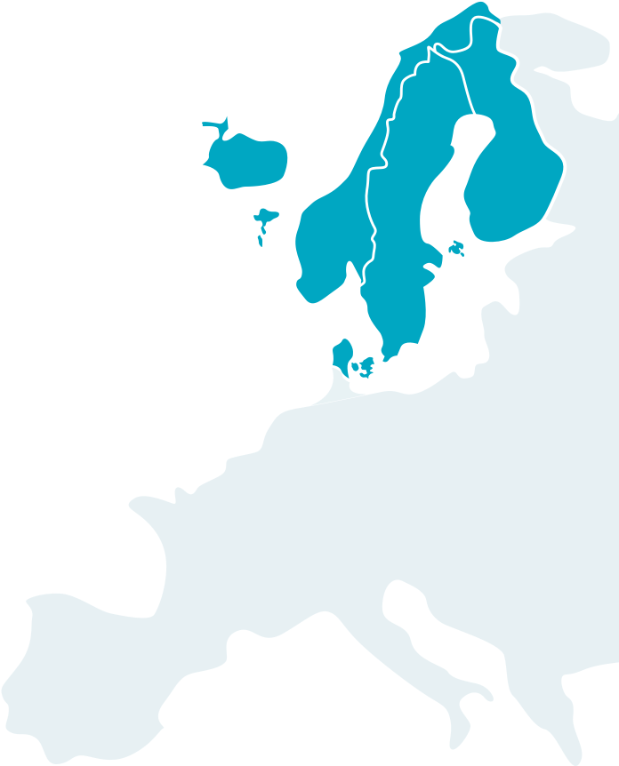 The Tasteful Recollection Of Our Nordic Celebrations - Map (695x889)