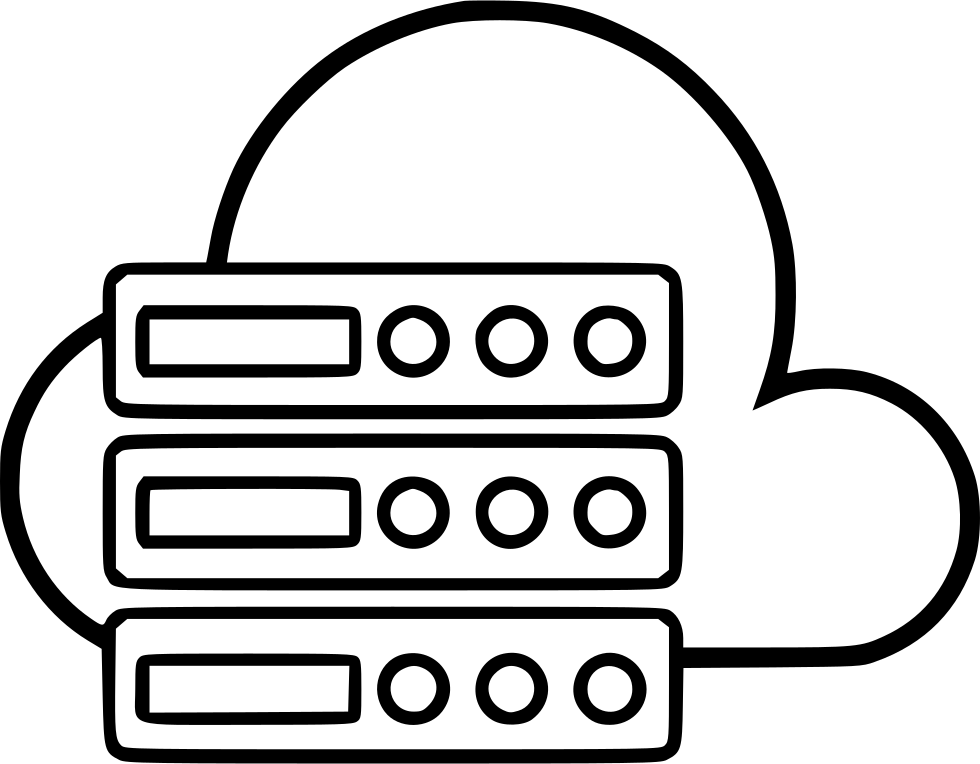 Cloud Server Comments - Line Art (980x764)