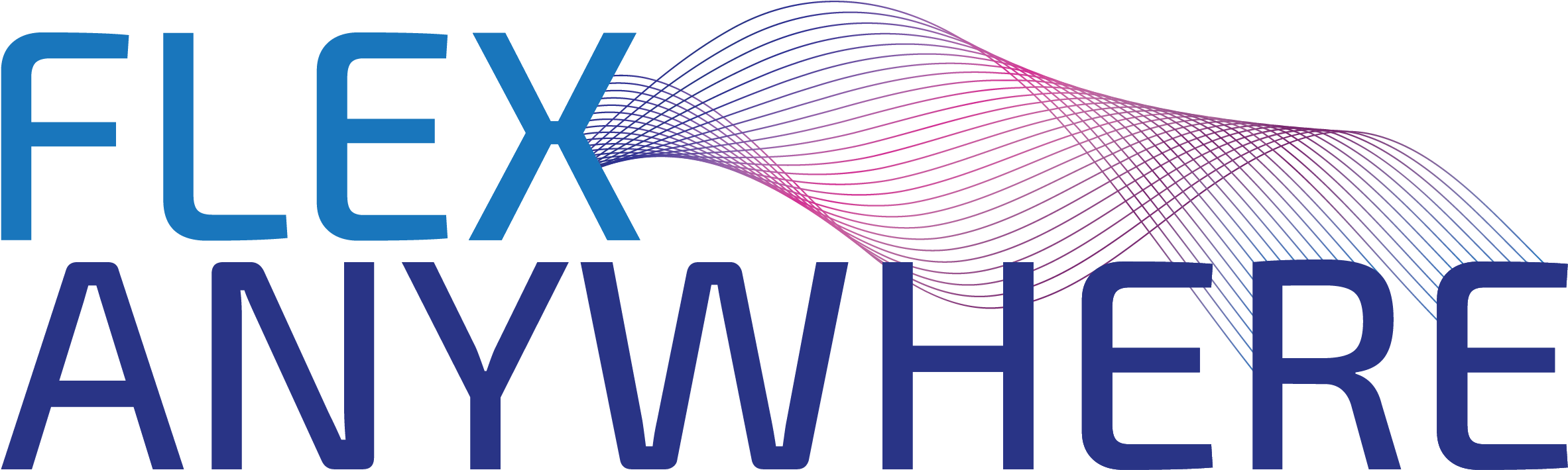 Flexanywhere Solution Logo - Your Ad Here (2459x971)