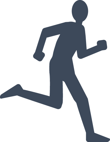 For Golfers Who Want To Perform Their Best, Staying - Running Across Finish Line (386x500)