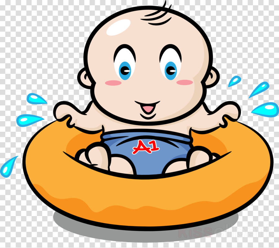 Swimming Baby Clip Art Clipart Infant Swimming Clip - Swimming Baby Clip Art (900x800)