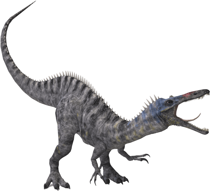 Dinosaur Clipart Panda Free Images Dinosaurfossildrawing - Baryonyx Clipart (700x628)
