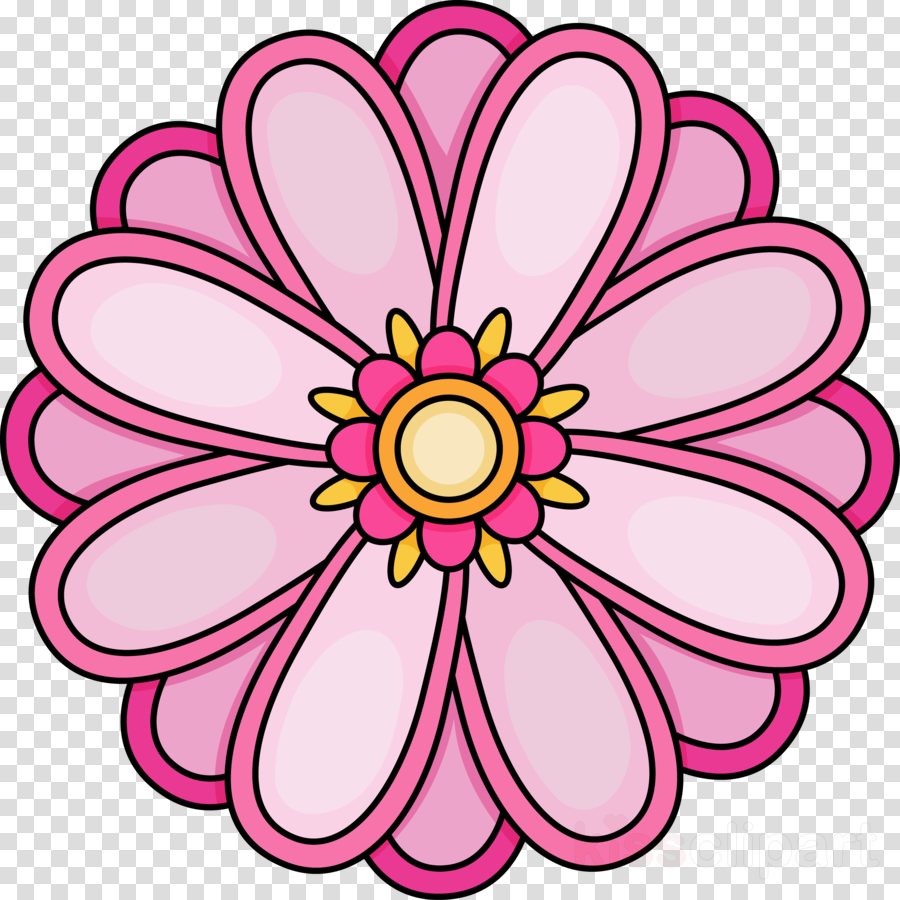 Printable Flowers In Color Clipart Coloring Book Flower - Flores Mexicanas Dibujo Png (900x900)