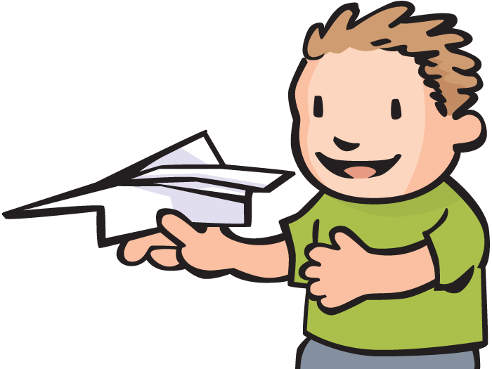 Design And Technology - Making Paper Plane Clipart (700x525)