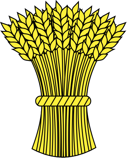 In French, The Word "gerbe" Commonly Refers To An Arrangement - Coat Of Arms Wheat (420x521)