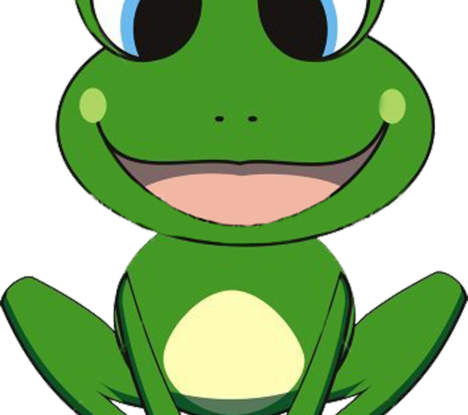 Free Frog Clipart Thanksgiving Frog Clipart Black And - Kurbaga Cizim (677x600)