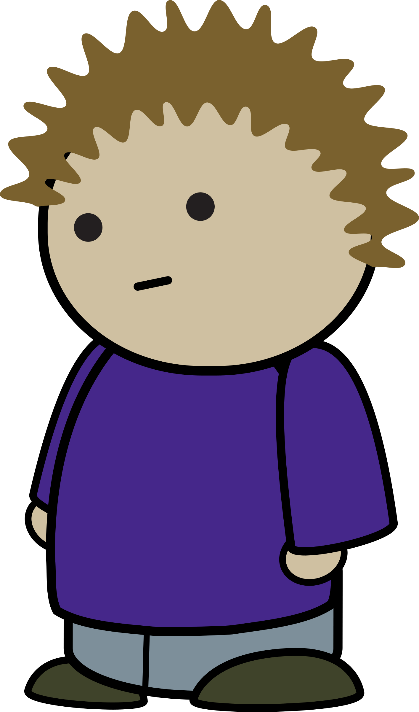 Mix And Match Cartoon Characters - Clip Art Character (1415x2400)