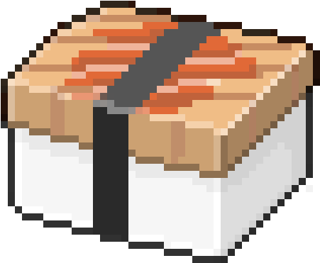 Sushi 480 X - Small Pixel Arts Easy (480x480)