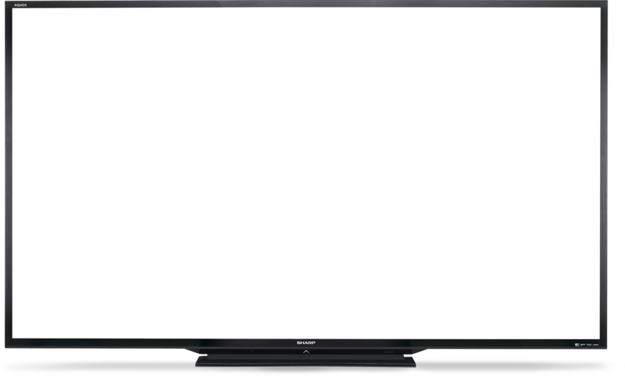 Black Board Black And White Clip Art Clipart Arbel - Television (899x541)