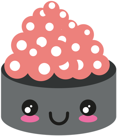 512 X 512 2 - Cute Sushi Clear Background (512x512)