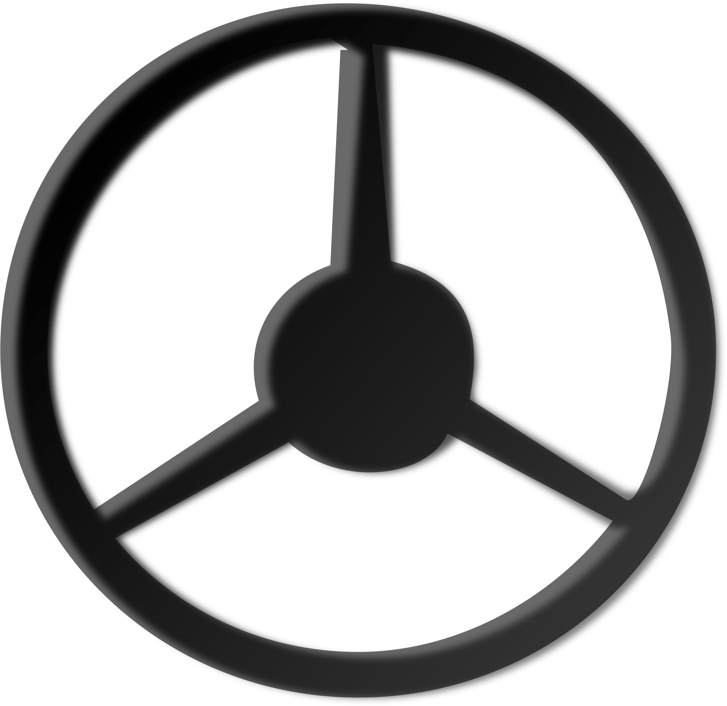 Car Steering Wheel Clip Art - Steering Wheel Clipart Png (2400x2400)
