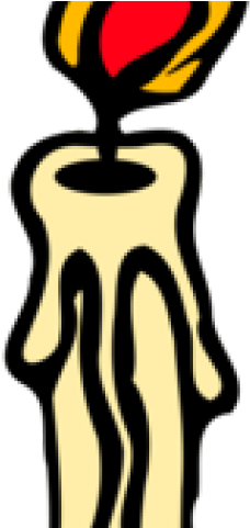 Melting Candle Clipart Stuff - Candle Burning Clipart (640x480)