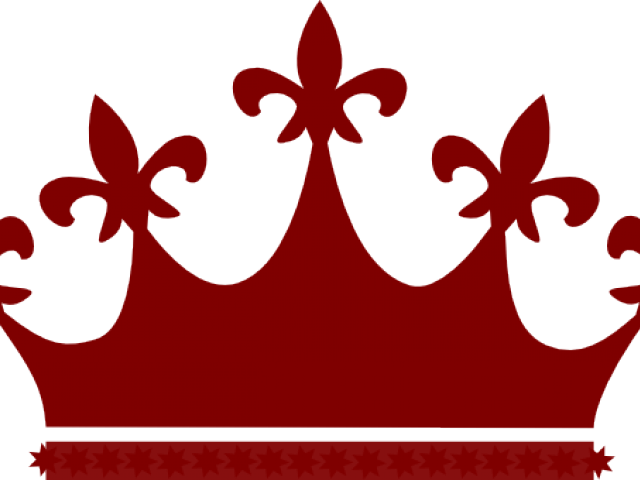 Crown Clipart Red - King Crown Png Black (640x480)